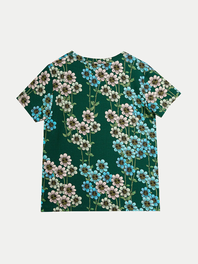 MINI RODINI Mini Rodini T-Shirt Daisys 2472013575 Grün Regular Fit
