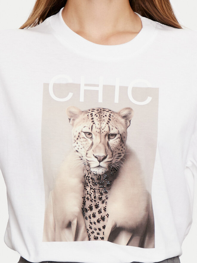 Imperial Imperial Camiseta TV39IGTSCH Blanco Regular Fit