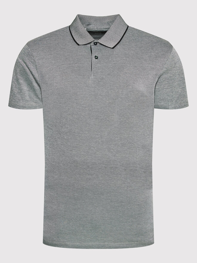 Selected Homme Selected Homme Poloshirt Leroy 16082844 Grau Regular Fit