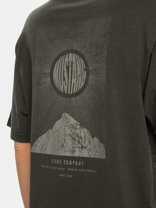 Mustang Mustang Camiseta Welby 1015943 Gris Oversize