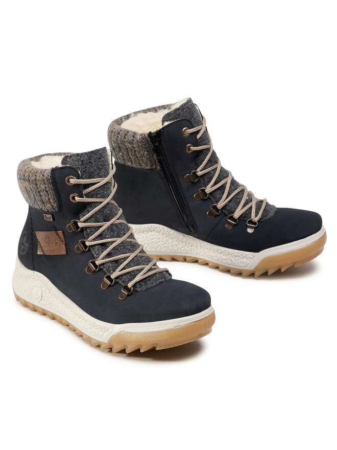 Rieker Botine Rieker Y4730-14 Bleumarin