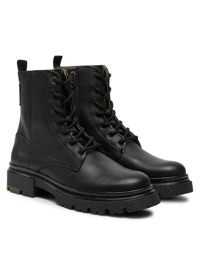 G-Star Raw Schnürstiefeletten G-Star Raw Kafey Biker High W D26643 Schwarz