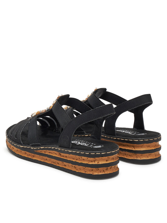 Rieker Sandalen Rieker 62949-00 Schwarz