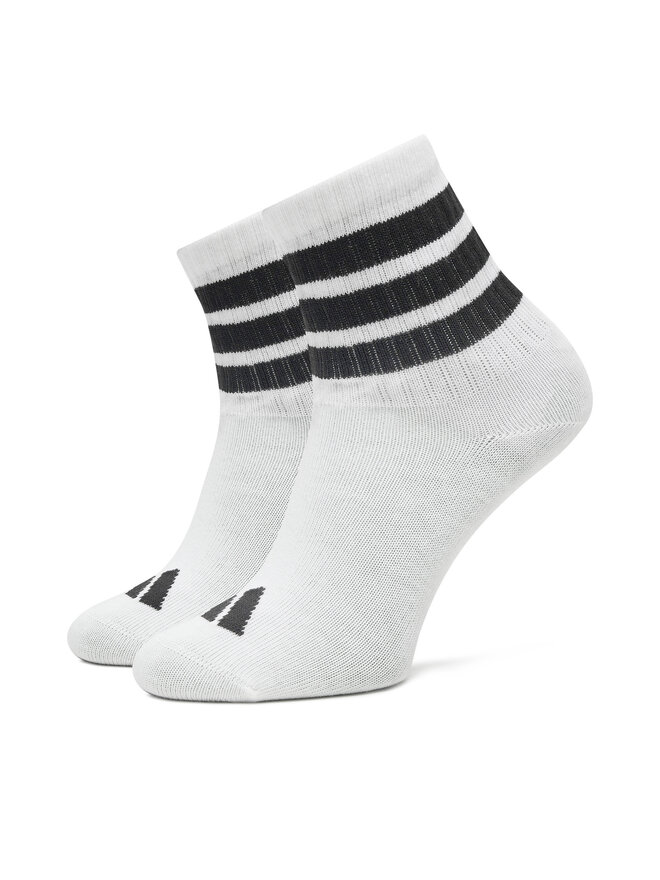 adidas Súprava 3 párov vysokých detských ponožiek adidas Lk Rib 3Pp So JD1349 Biela