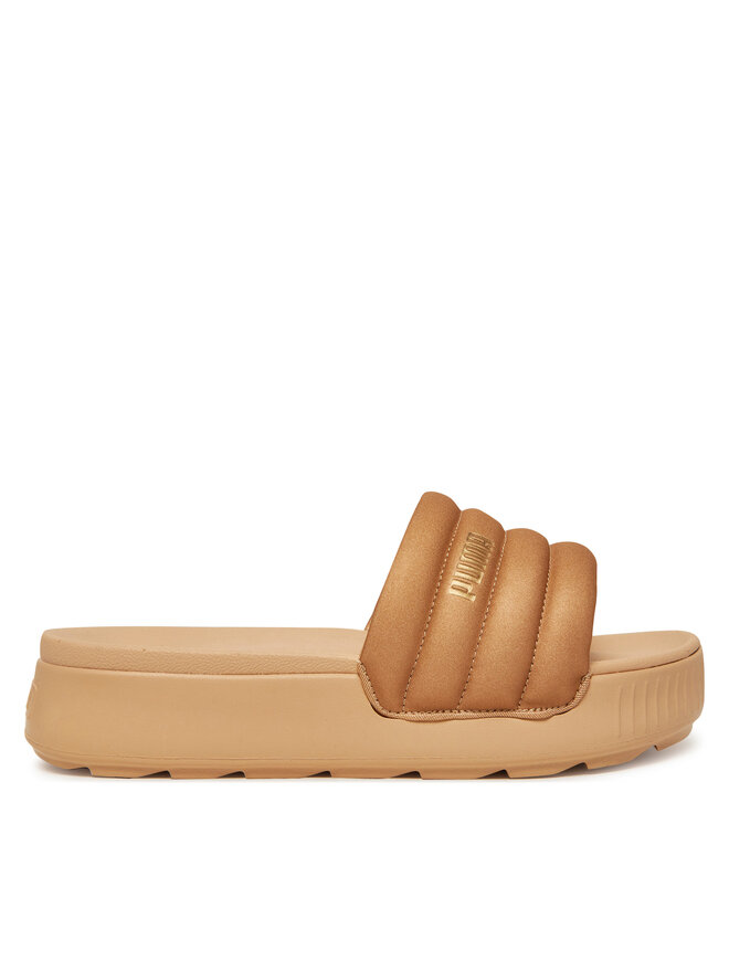 Puma Klapki Puma Karmen Slide Puffy Wns Aqua Metallics PU 400679 02 Złoty