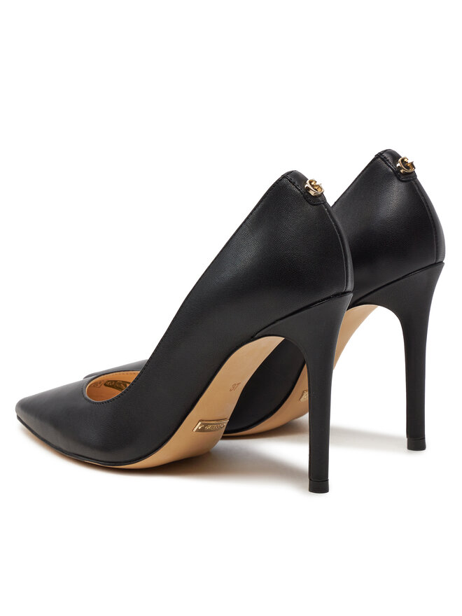 Guess Szpilki Guess Gabben FLTGAB LEA08 Czarny