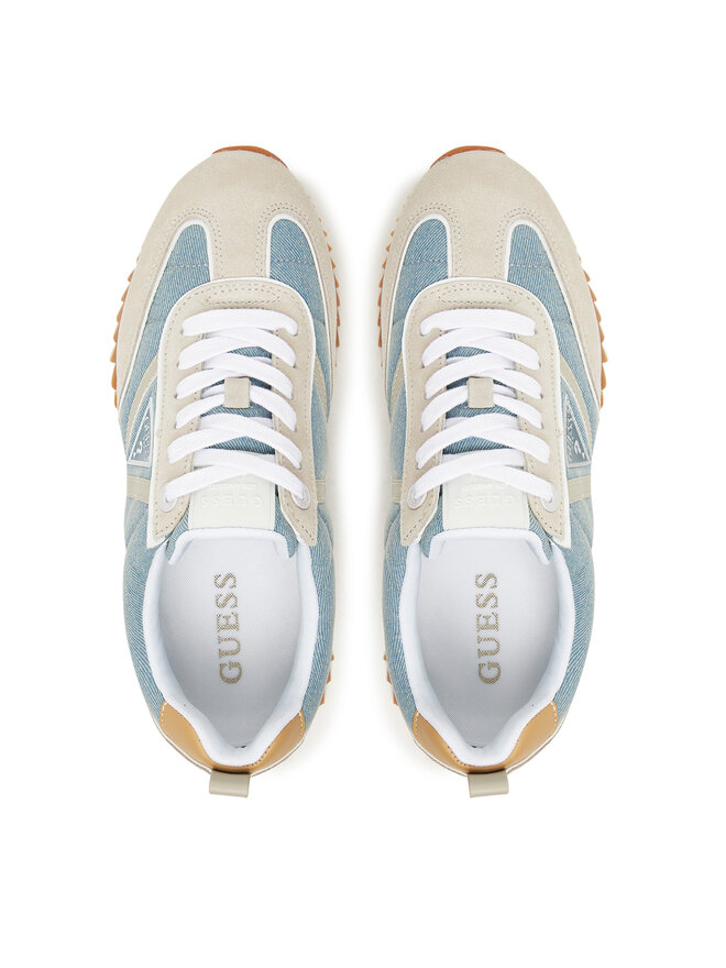 Guess Sneakersy Guess FLTBAI DEN12 Modrá