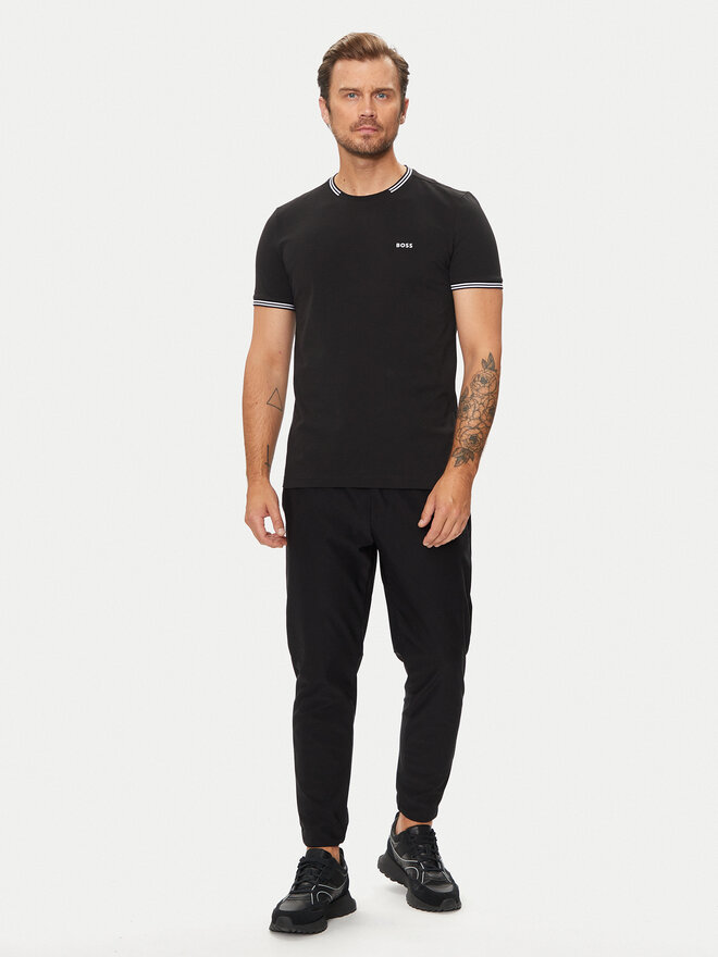 BOSS BOSS Camiseta Taul 50521245 Negro Regular Fit