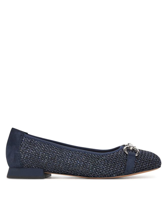Caprice Baleriny Caprice 9-22503-42 Granatowy