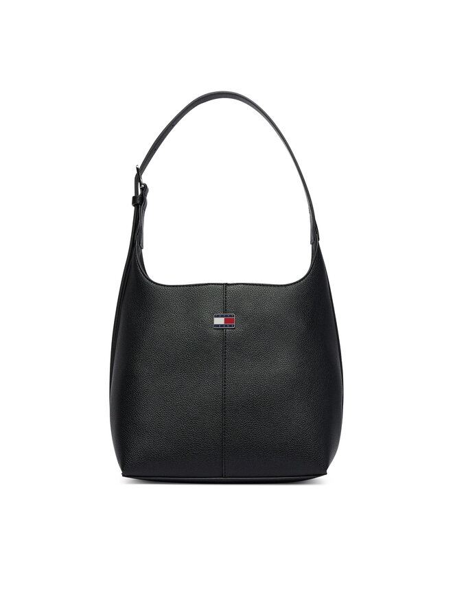Tommy Jeans Handtasche Tommy Jeans Tjw City Bucket AW0AW19062 Schwarz