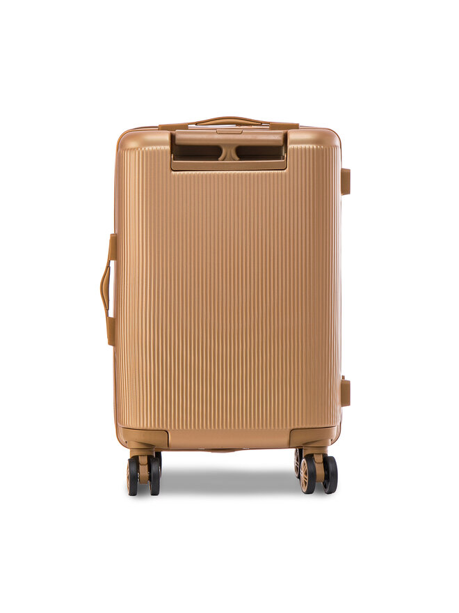 Semi Line Μεσαία Βαλίτσα Semi Line T5667-3 Χρυσό