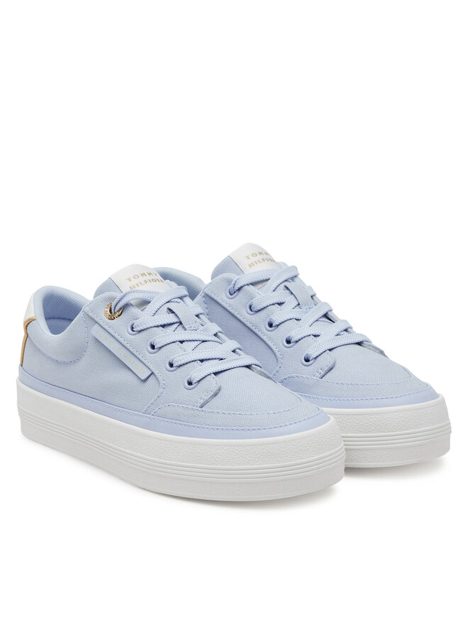 Tommy Hilfiger Sportcipők Tommy Hilfiger Essential Vulc Textile Sneaker FW0FW08323 Kék