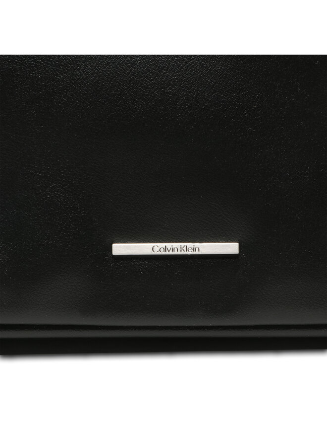Calvin Klein Handtasche Calvin Klein Ck Natural Mini Bag K60K611023 Schwarz