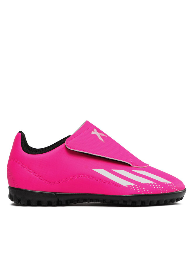 Scarpe da calcio adidas X Speedportal.4 Hook and Loop Turf Boots GZ2439 Rosa escarpe