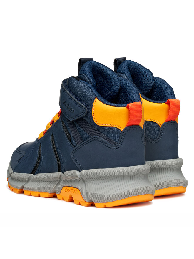 Geox Schnürschuhe Geox J Flexyper Plus J56LCC 0FUME C4J2T S Dunkelblau