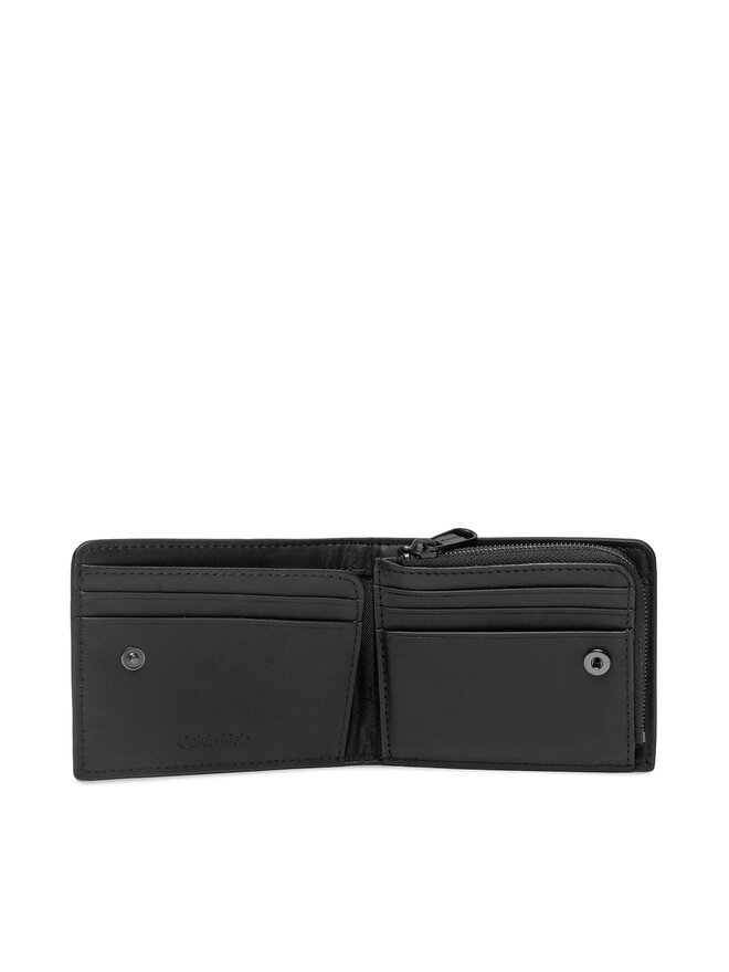 Calvin Klein Velká pánská peněženka Calvin Klein Rubberized Bifold Half Z/A K50K511376 Černá