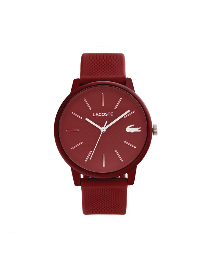 Lacoste Zegarek Lacoste 12.12 Move 2011283 Bordowy
