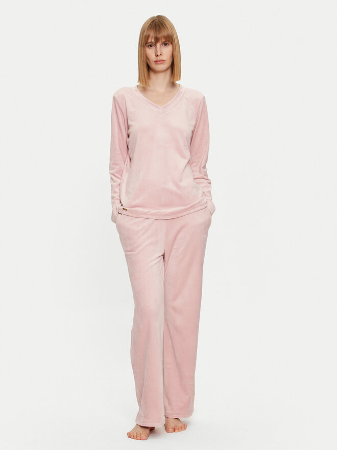 Selmark Selmark Pyjama Polar Soft P6273 Rosa Regular Fit