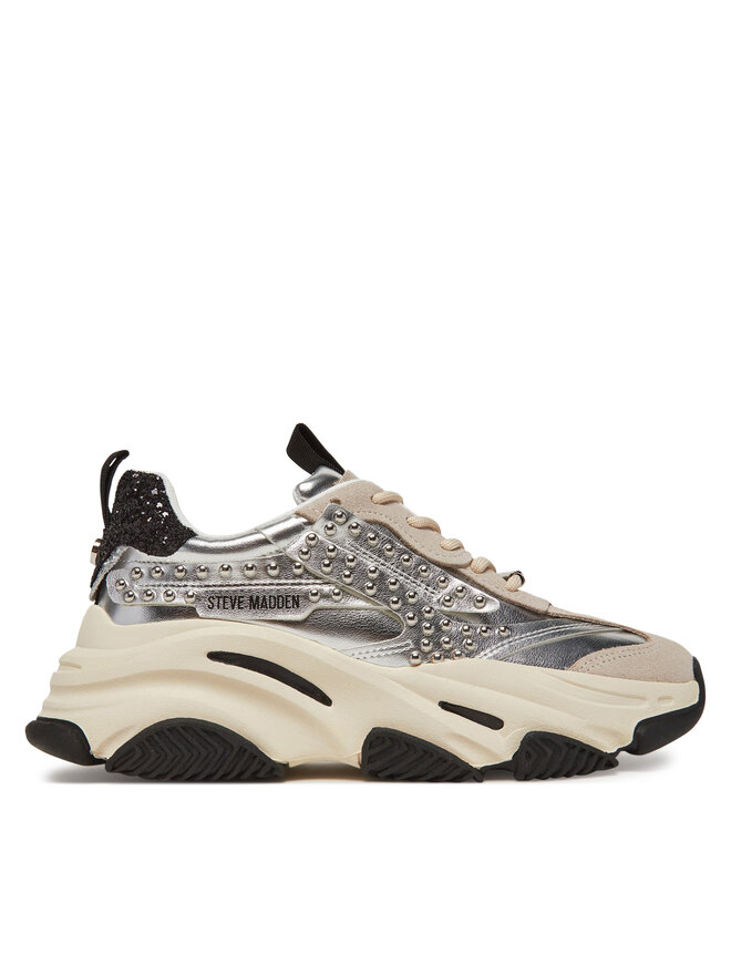 Steve Madden Αθλητικά Steve Madden Possession-SE SM19000135 Ασημί