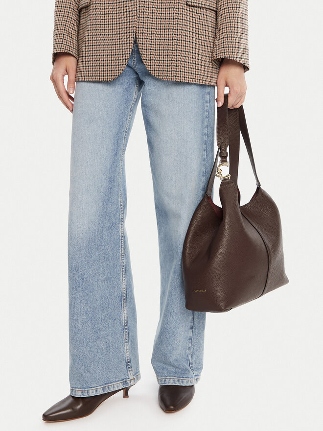 Coccinelle Handtasche Coccinelle Hand Grained L E1 SHA 11 02 01 Braun