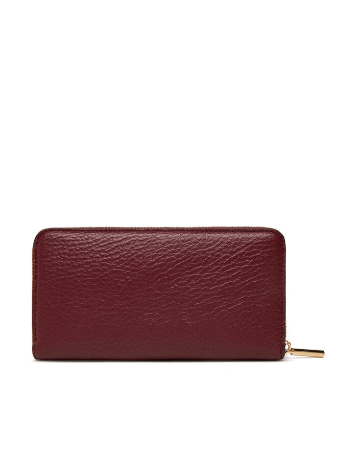 Liu Jo Cartera grande para mujer Liu Jo Ecs Xl Zip Around AF5170 E0027 Guinda/burdeos