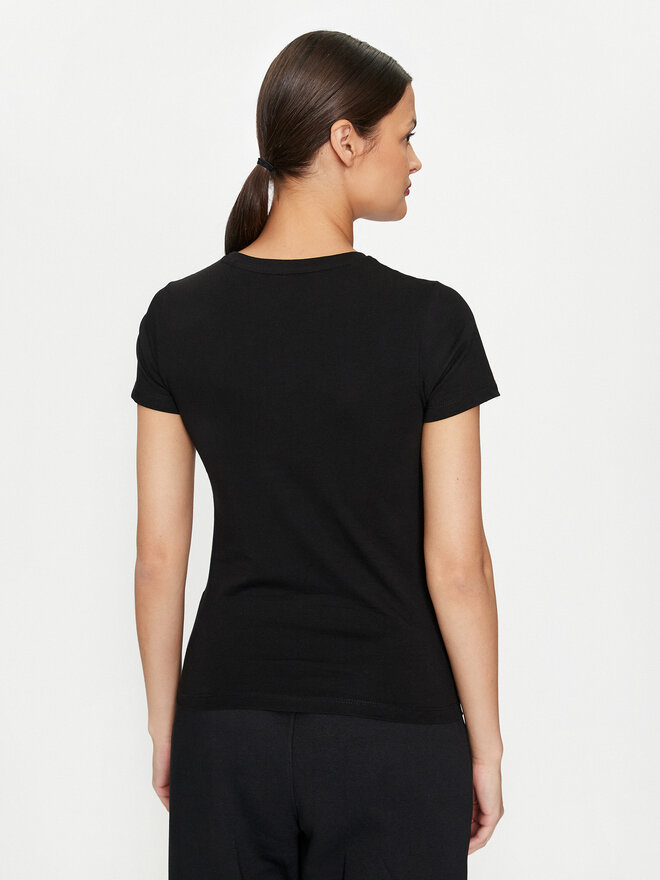 Guess Jeans Guess Jeans T-Shirt W4YI02 J1314 Μαύρο Slim Fit
