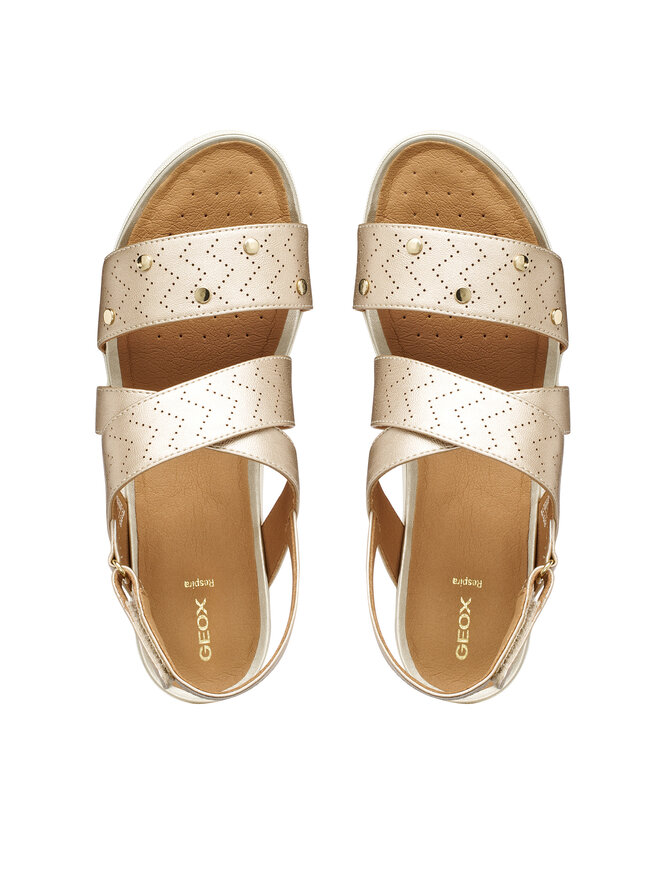 Geox Sandalen Geox Sandal Vega D65R6B 000NF C2012 Goldfarben