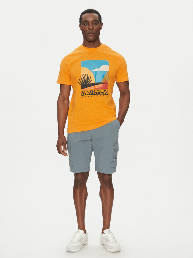 Napapijri Napapijri Camiseta S-Arbia NP0A4IE3 Naranja Regular Fit