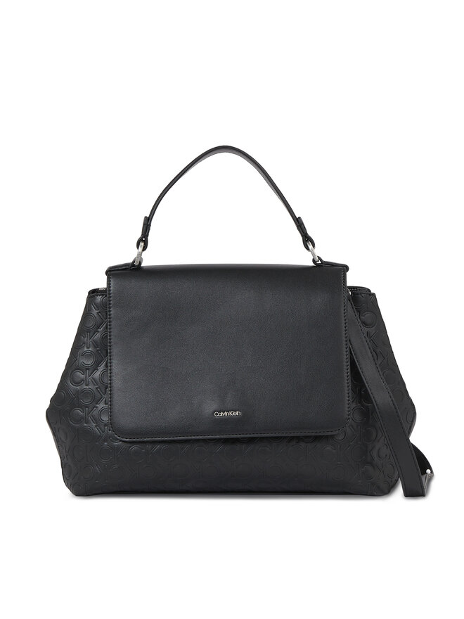Calvin Klein Borsetta Calvin Klein Ck Must Top Handle Tote-Emb Mono K60K611285 Nero