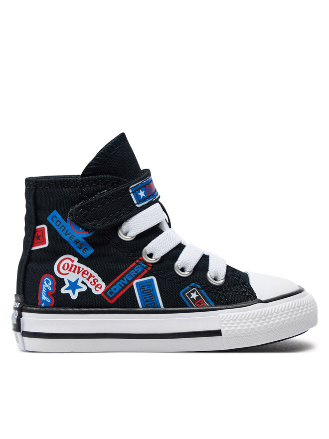 Converse Кецове Converse Chuck Taylor All Star Easy On Stickers A06357C Черен