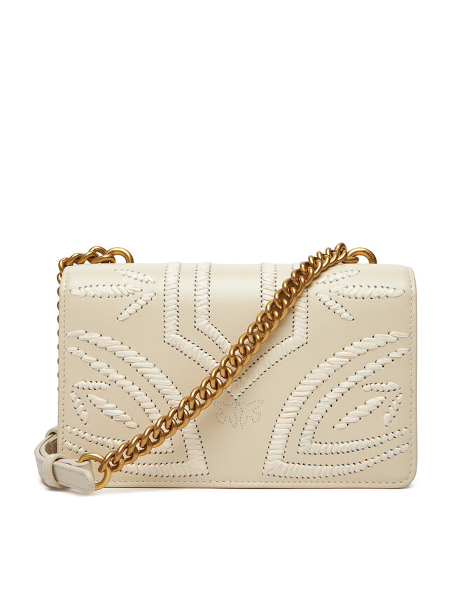 PINKO Kabelka PINKO Love One Mini Cl PE 25 PLTT 100059 A2C3 Bílá