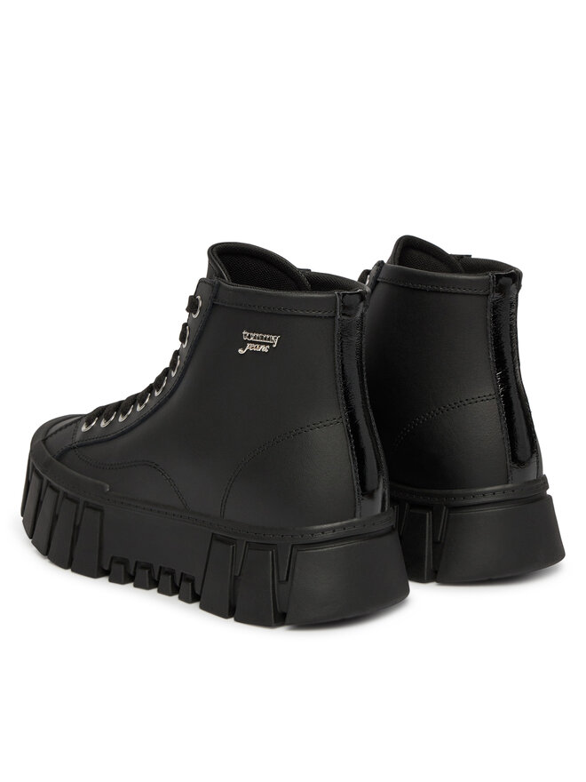 Tommy Jeans Sneakers Tommy Jeans Tjw Platform Sneaker Leather Mc EN0EN03133 Schwarz