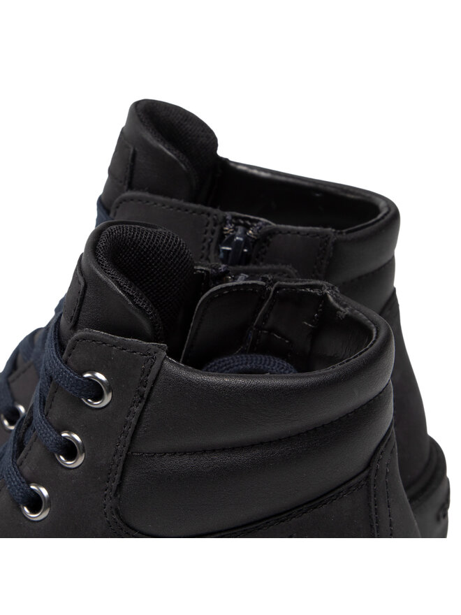Geox Schnürstiefeletten Geox J Shaylax B. B J16FAB 032BC C4002 S Dunkelblau