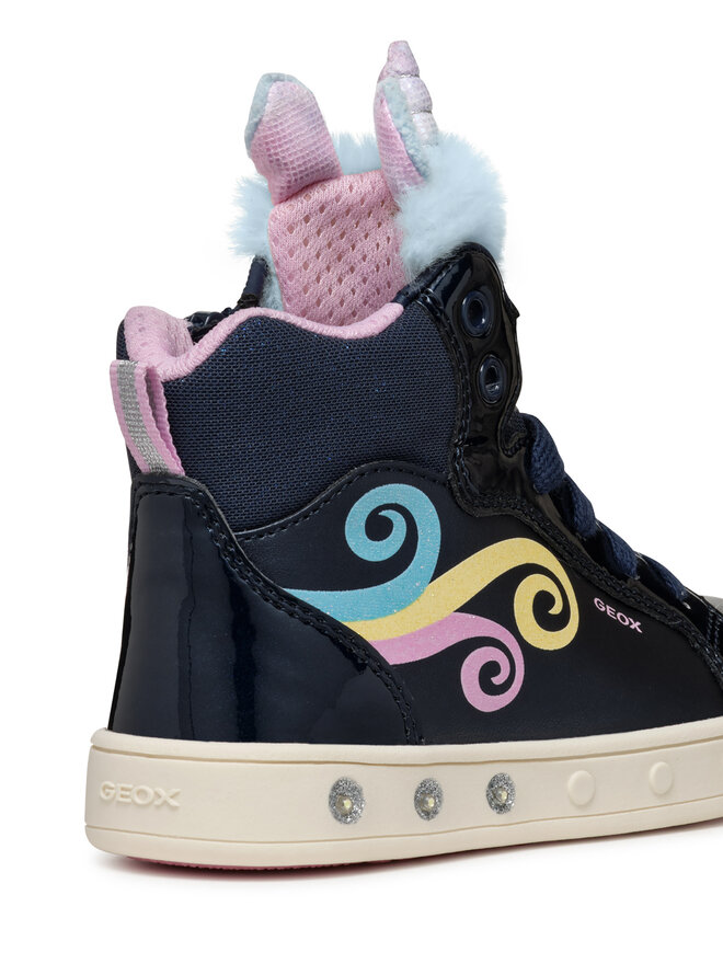 Geox Sneakers Geox J Skylin Girl J468WA 0NFBH C4243 D Dunkelblau