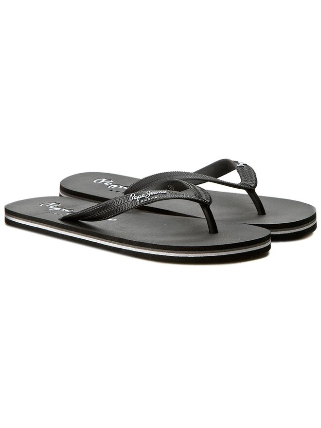 Pepe Jeans Japonke Pepe Jeans Swimming 2.0 PMS70035 Črna
