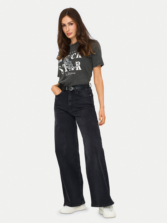 ONLY ONLY Футболка Lucy 15346786 Сірий Regular Fit
