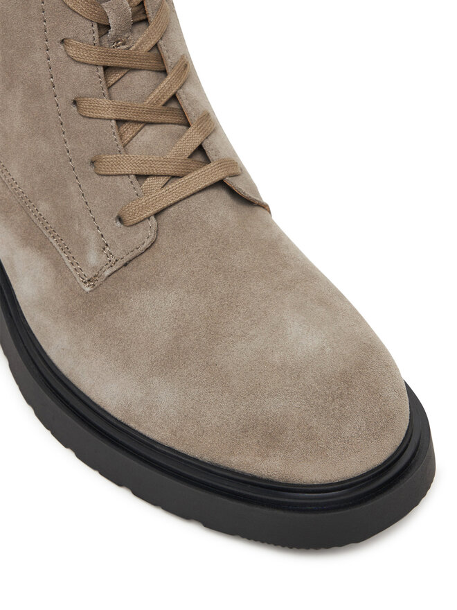 Calvin Klein Schnürschuhe Calvin Klein Combat Ess Lace Up Zip Boot Su YM0YM01371 Grau