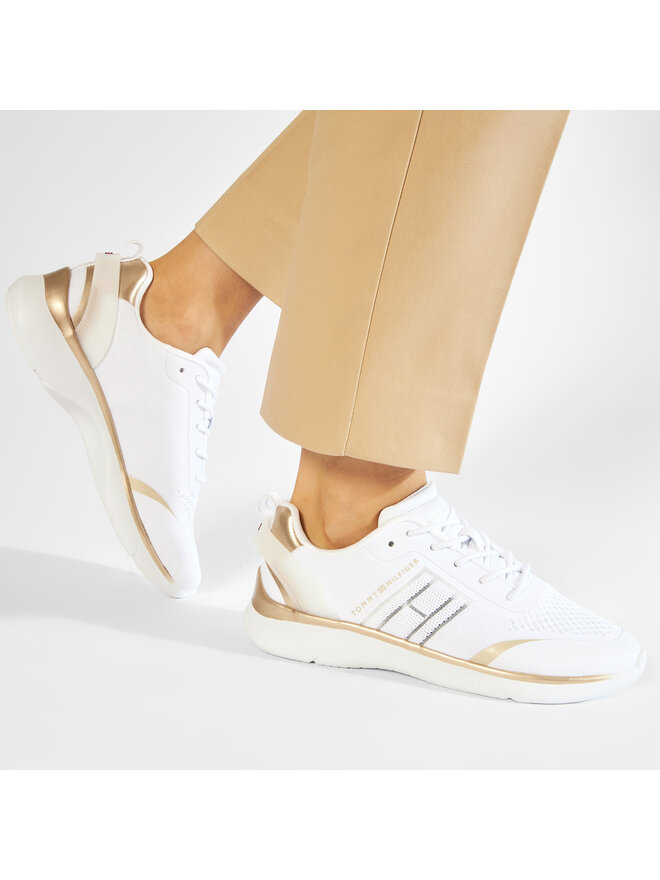 Tommy Hilfiger Αθλητικά Tommy Hilfiger Knited Light Sneaker FW0FW05791 Λευκό