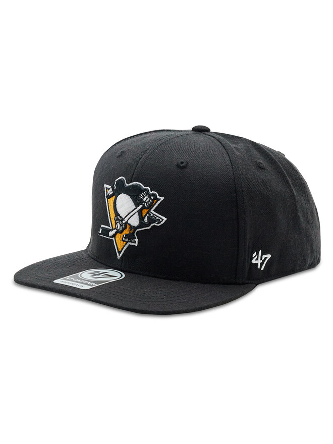 Cap 47 Brand NHL Pittsburgh Penguins No Shot 47 CAPTAIN H NSHOT15WBP BK Schwarz eschuhe.at