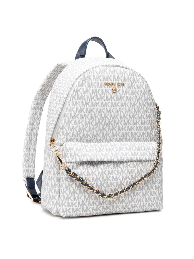 Mochila MICHAEL Michael Kors Slater 30T0G04B6B Blanco zapatos.es