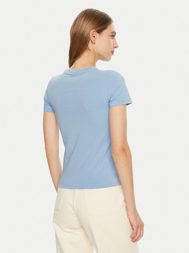 Guess Jeans Guess Jeans Camiseta W4YI01 J1314 Celeste Regular Fit