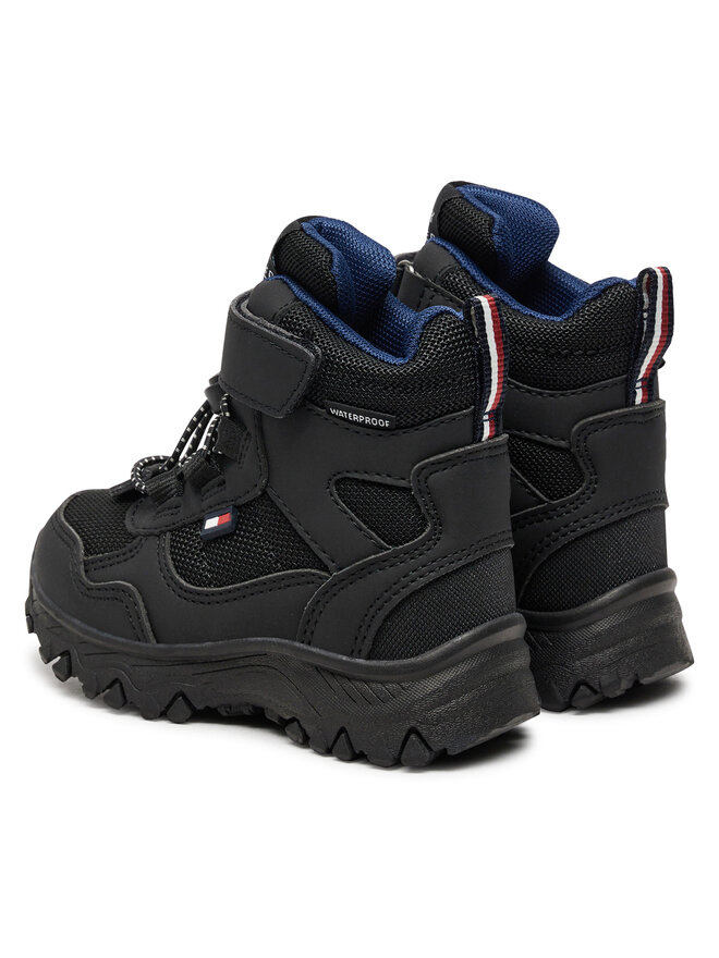Tommy Hilfiger Snehule Tommy Hilfiger Fur Boot T1X5-33710-1492 M Čierna