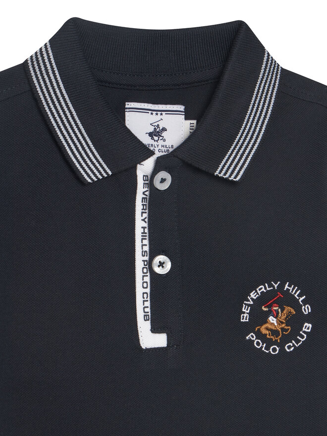 Beverly Hills Polo Club Beverly Hills Polo Club Poloshirt P-SS26B-P424108 Dunkelblau Regular Fit