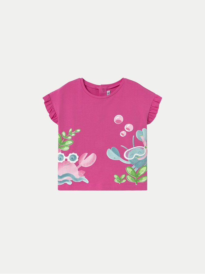 Mayoral Mayoral T-Shirt 1048 Rosa Regular Fit