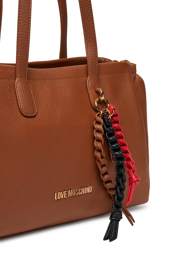 LOVE MOSCHINO Ročna torba LOVE MOSCHINO JC4306PP0MK1120A Rjava