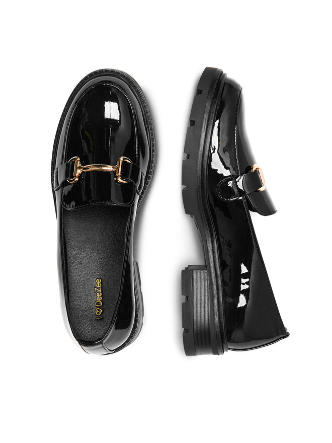 DeeZee лоуфъри с дебела подметка DeeZee FLORENCE HY60116-3 Черен