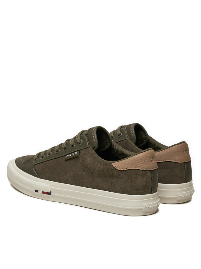 Tommy Hilfiger Сникърси Tommy Hilfiger Vulc Street Low FM0FM05458 Зелен