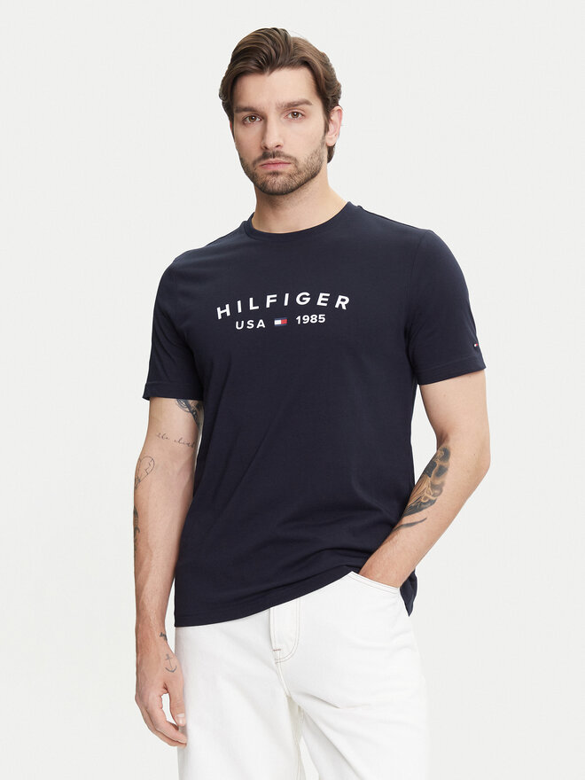 Tommy Hilfiger Tommy Hilfiger Póló Fathers Day MW0MW39356 Sötétkék Regular Fit