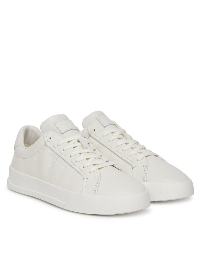 Tommy Hilfiger Sneakers Tommy Hilfiger Court Best Tumbled Lth FM0FM05324 Écru