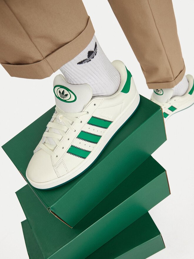 ★Adidas★ (W) Campus 00s Crystal White Green IF8762 adidas Sneakersy Campus 00s IF8762 White / Białe | eobuwie